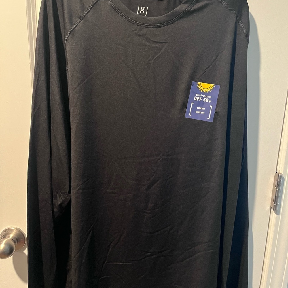 George Men's Black Long Sleeve Tee